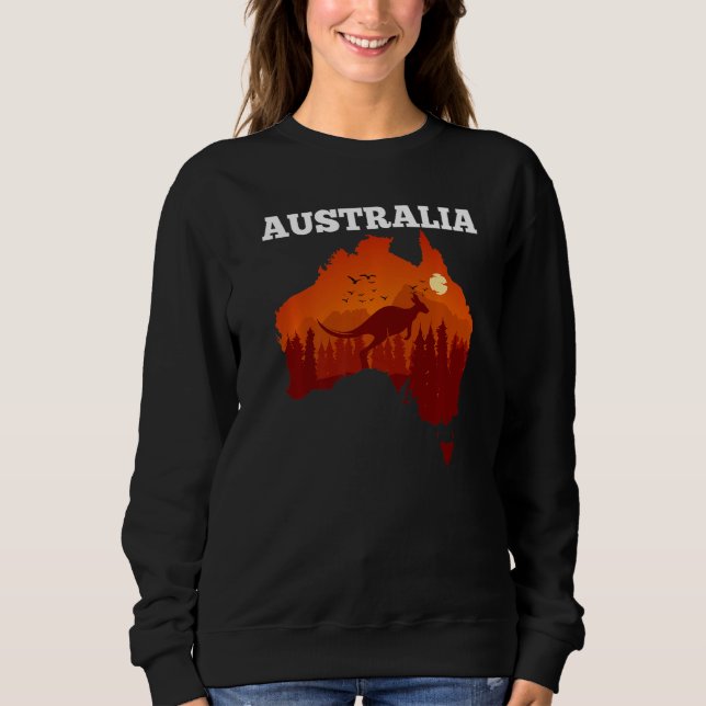 Camiseta Australia Day   Australian Map Flag Patriotic  1 (Frente)