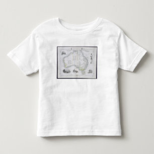 Camiseta Austrália, de uma série de mapas do mundo public