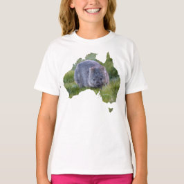 Camiseta Austrália Descreve Forma Vombat Tasmânia Grass