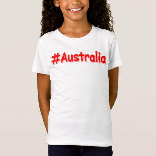 Camiseta "#Austrália" Design. Comprar Agora