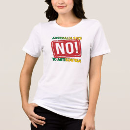 Camiseta Austrália Diz Não ao Antisemitismo