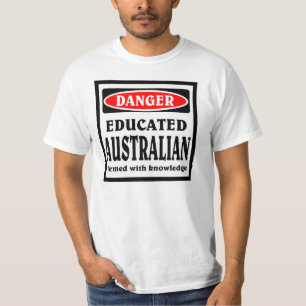 Camiseta Austrália educada.