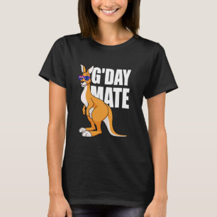 Camiseta Austrália G'Day Mate Kangaroo