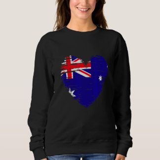 Camiseta Austrália Heart Australian Flag Pride australiano