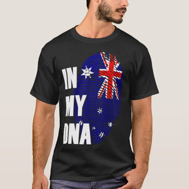 Camiseta Australia In My DNA Men Women Kids (Frente)