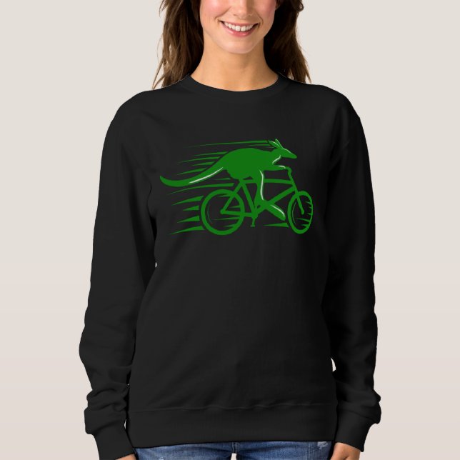 Camiseta Australia Kangaroo Cyclist Cycling Biking  Summer (Frente)