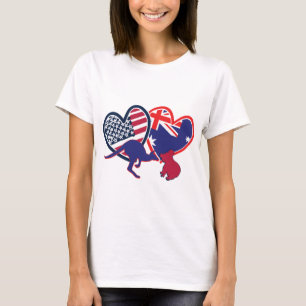 Camiseta Austrália Kangaroo Koala Love
