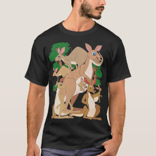 Camiseta Austrália Outback Marsupial Animal Kangaroo