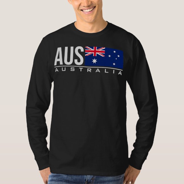 CAMISETA AUSTRÁLIA PAVILHÃO CÓDIGO AUSTRALIANO CÓDIGO POR P (Frente)
