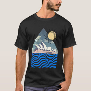 Camiseta Austrália Souvenir - Sydney Opera House - Aussie O