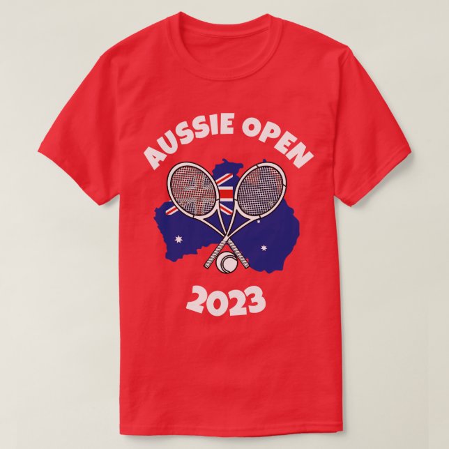 Camiseta Australian Aussie Open 2023 Ténis (Frente do Design)