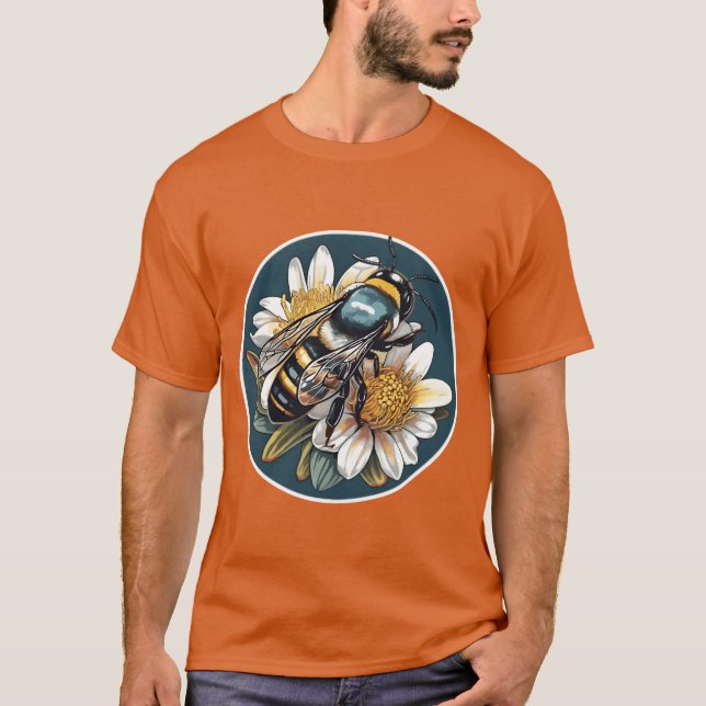 Camiseta Australian Blue Banded Bee A Unique Native Species (Frente)