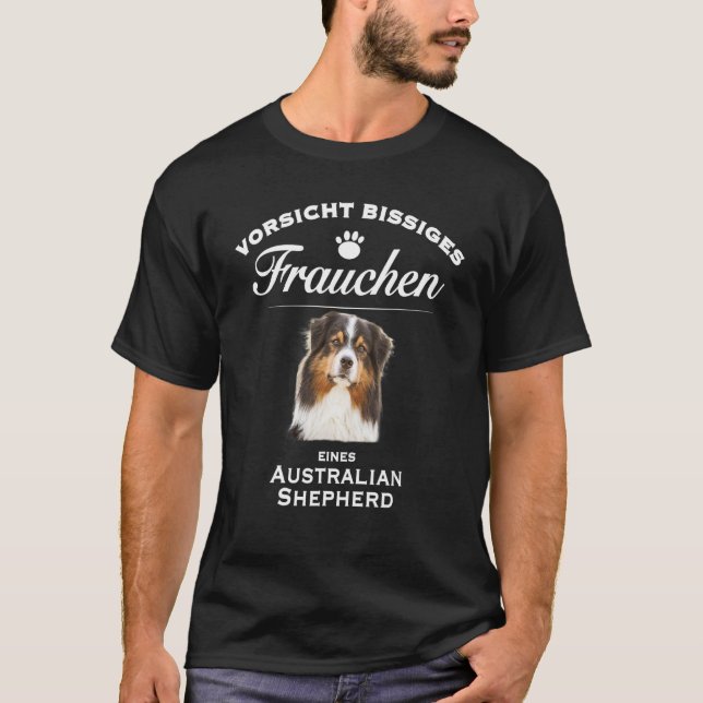 Camiseta Australian Shepherd     Aussie   Australian Shephe (Frente)