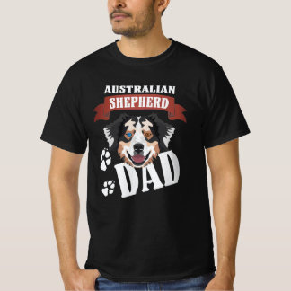 Camiseta Australian Shepherd Dad, Dog Dad