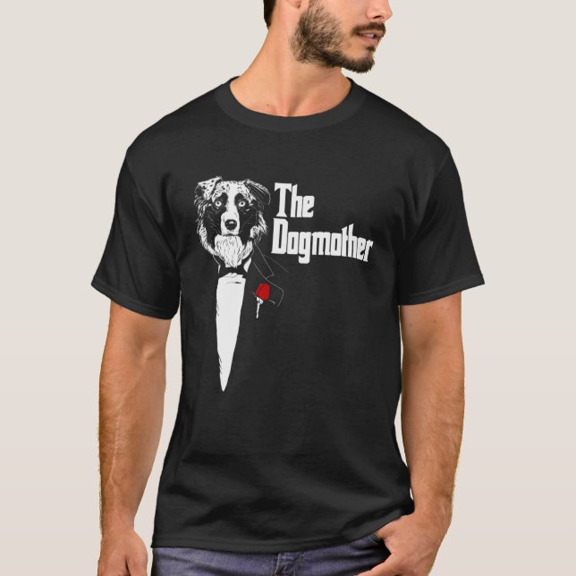 Camiseta Australian Shepherd Mom The DogMother Australian S (Frente)