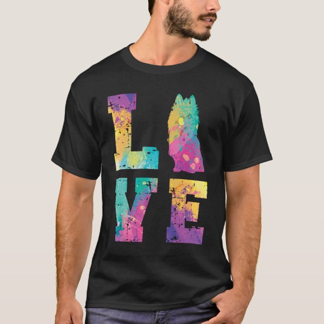 Camiseta Australian Terrier Love (Frente)