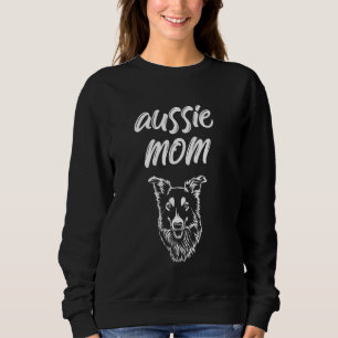 Camiseta Australiana Shepherd Aussie Mãe Mulher Proprietári