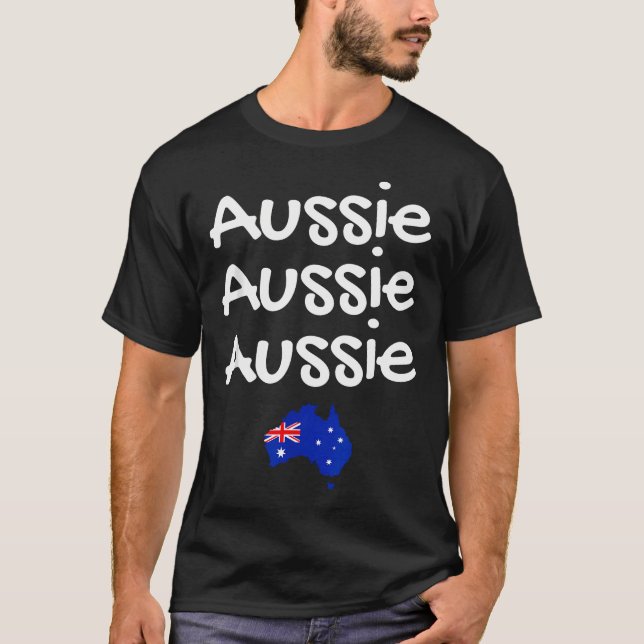 Camiseta Australiano Australiano Australiano (Oi Oi Oi) (Frente)