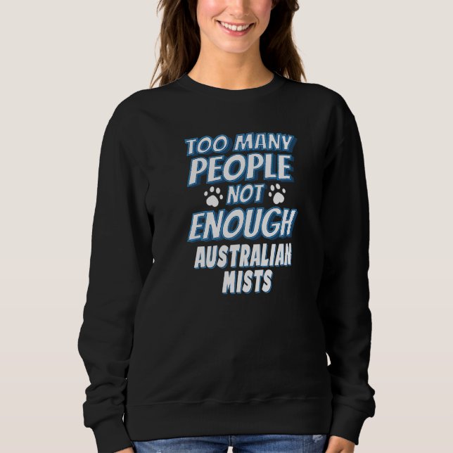 Camiseta Australiano Mist Cat Say Introduvert (Frente)