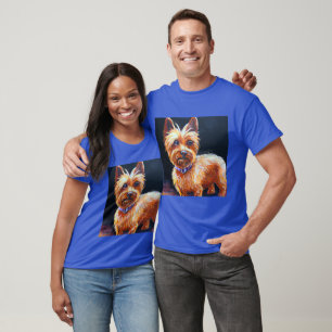 Camiseta Australiano Silky Terrier - Portrato Cachorro