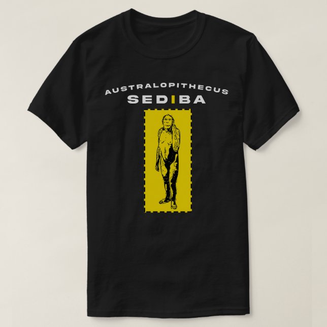 Camiseta Australopithecus sediba (Frente do Design)