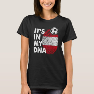 Camiseta Áustria No Meu Dna - Equipe Austríaca De Bandeira