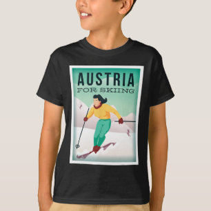 Camiseta Áustria Para Pistensau De Esqui E Skihaserl