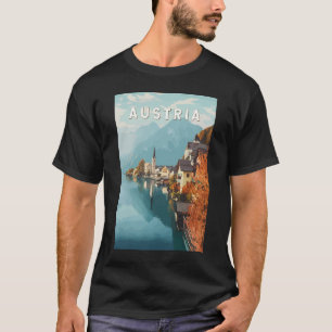 Camiseta Austria Viagem Art Vintage
