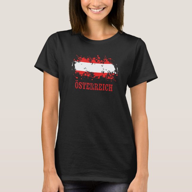 Camiseta Austrian enthusiasts for Österreich and Austria   (Frente)