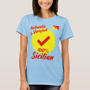 Camiseta Autêntico e verificado 100% Siciliano