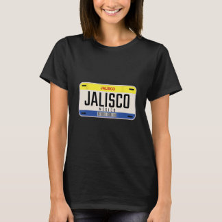 Camiseta Autêntico Jalisco Mexico License Plate Mexicano Cu