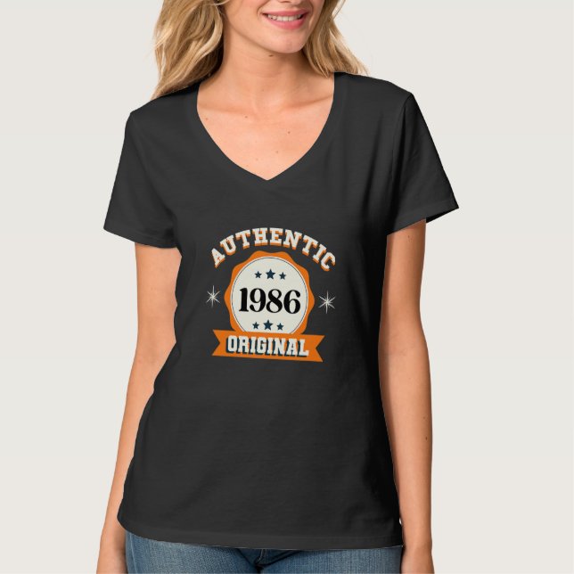 Camiseta Autêntico original de 1986 (Frente)