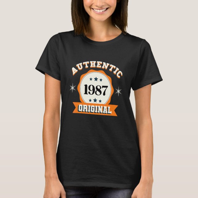 Camiseta Autêntico original de 1987 (Frente)