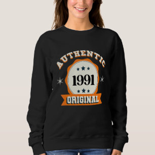 Camiseta Autêntico original de 1991