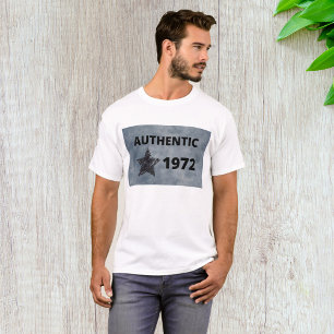 Camiseta Authentic 1972 Vintage Star Retro Birthday Design