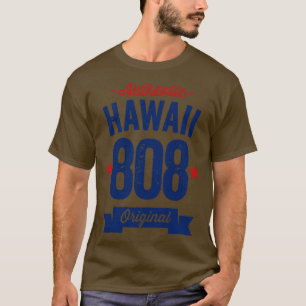 Camiseta Authentic Hawaii 808 Area Code