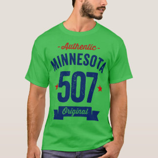 Camiseta Authentic Minnesota 507 Area Code