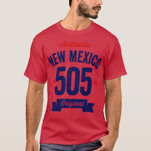 Camiseta Authentic New Mexico 505 Area Code