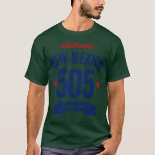 Camiseta Authentic New Mexico 505 Area Code
