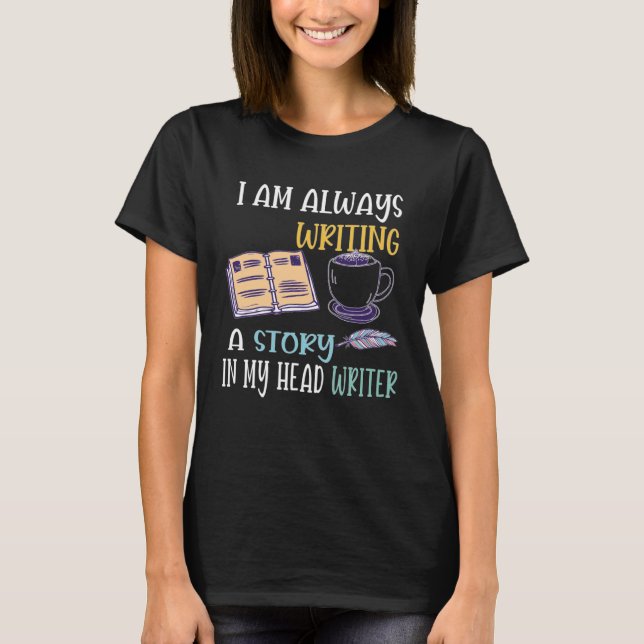 Camiseta Author Journalist Teacher Writing Content Creator  (Frente)