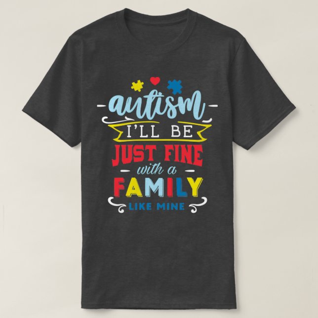 CAMISETA AUTISM 25 (Frente do Design)
