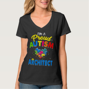Camiseta Autism Architect Autism Awarness Accept Suporte L