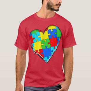 Camiseta Autism Autistic Asperger Syndrom Aspie Puzzle Auti