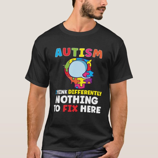 Camiseta Autism Awareness Autism Disease Autistic (Frente)