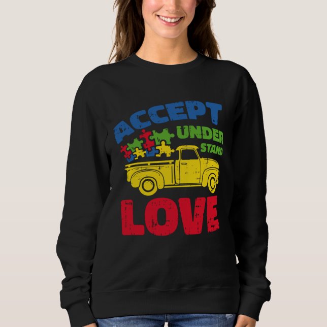 Camiseta Autism Awareness Boys Girls Accept Understand Love (Frente)
