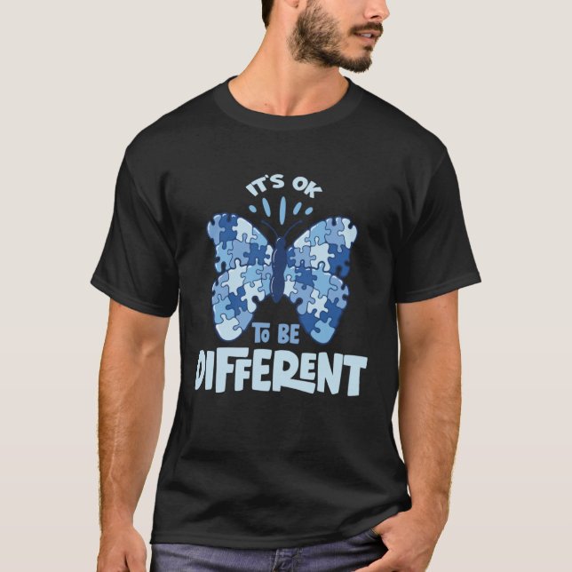 Camiseta Autism Awareness Butterfly Proud Parents of Autist (Frente)
