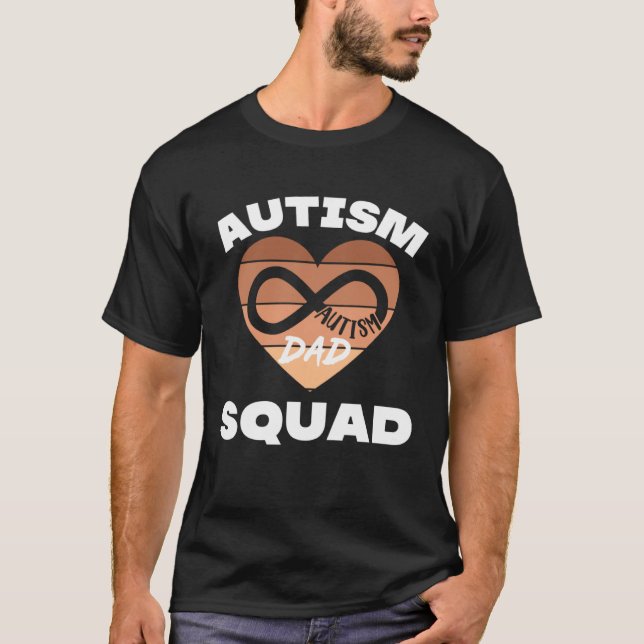Camiseta Autism Awareness Dad Of Autistic Son Kids Autism D (Frente)