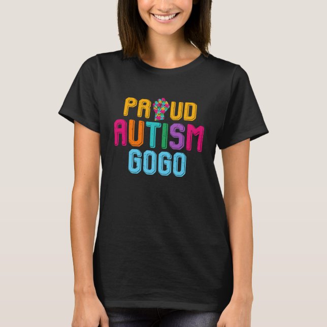 Camiseta Autism Awareness Day Matching Family Proud Autism  (Frente)