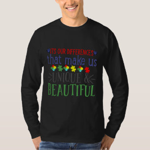 Camiseta Autism Awareness Its Our Differences That Make Us