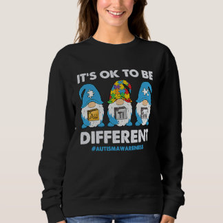 Camiseta Autism Awareness Month Gnomes Its Ok To Be Differe